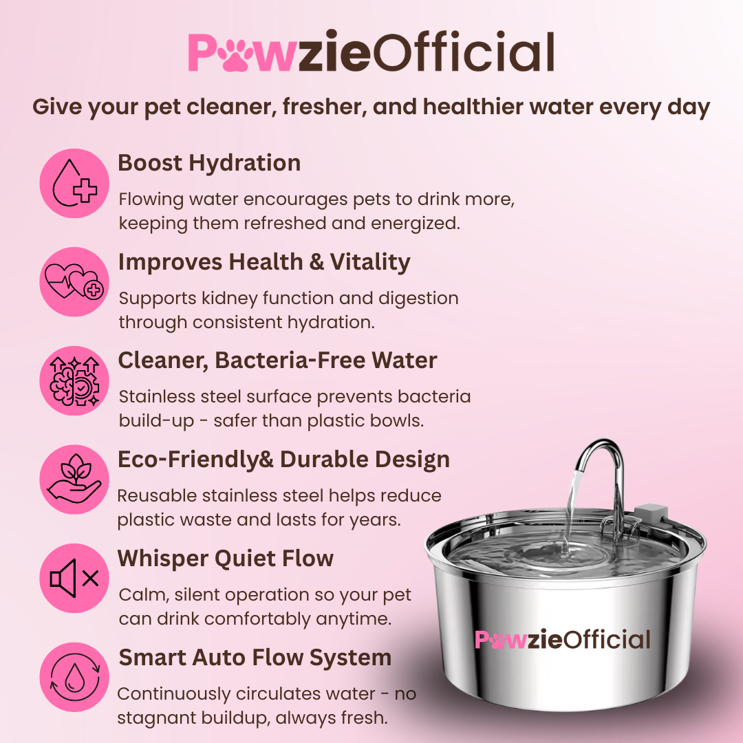 PawzieOfficial™️ - Automatic Water Fountain 50% OFF